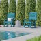 Flash Furniture Blue All-Weather Outdoor Rocking Chair, 2PK 2-LE-HMP-2002-110-BL-GG - alternate 9